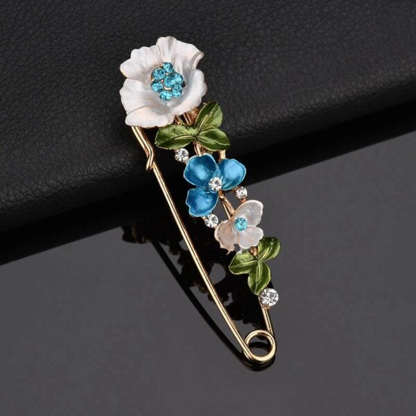 Broche à fleurs élégante pour femmes – Image 4