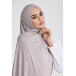 Hijab en Jersey de Coton Modal – Long Châle Doux & Respirant pour Femme – Image 2