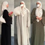 Robe Musulmane Eid à Manches Évasées – Élégance Orientale Moderne