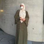 Robe Musulmane Eid à Manches Évasées – Élégance Orientale Moderne – Image 4