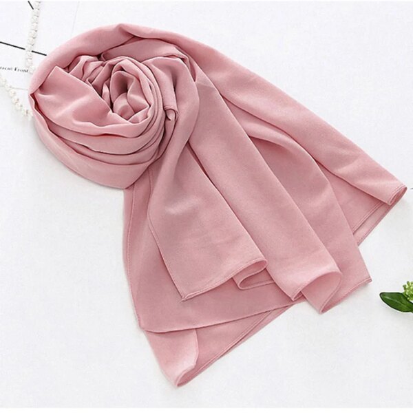 Hijab Femme Long en Mousseline – Léger, Élégant et Confortable – Image 5