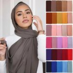 Hijab Femme Long en Mousseline – Léger, Élégant et Confortable