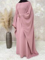 Abaya Papillon Dubaï Élégante – Robe Caftan Luxe pour Femme Musulmane – Image 5