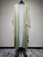 Brillant Abaya chauve-souris Satin – Image 5