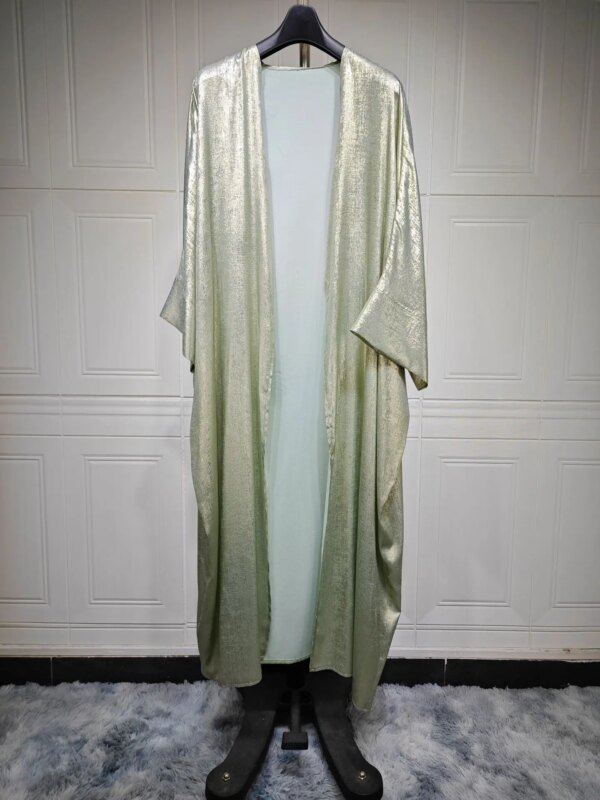 Brillant Abaya chauve-souris Satin – Image 5