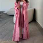 Abaya ample à manches longues