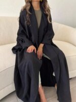 Abaya ample à manches longues – Image 3