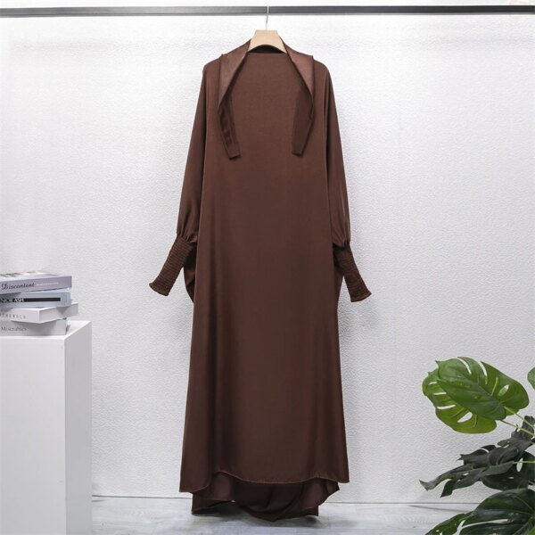 Abaya de prière élégante à capuche pour femmes – Image 4