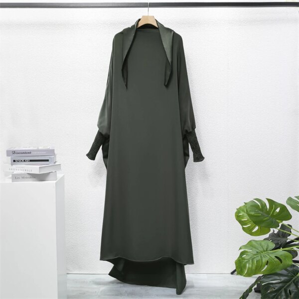 Abaya de prière élégante à capuche pour femmes – Image 3