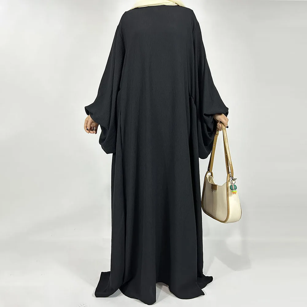Abaya Jazz crêpe manches ballon