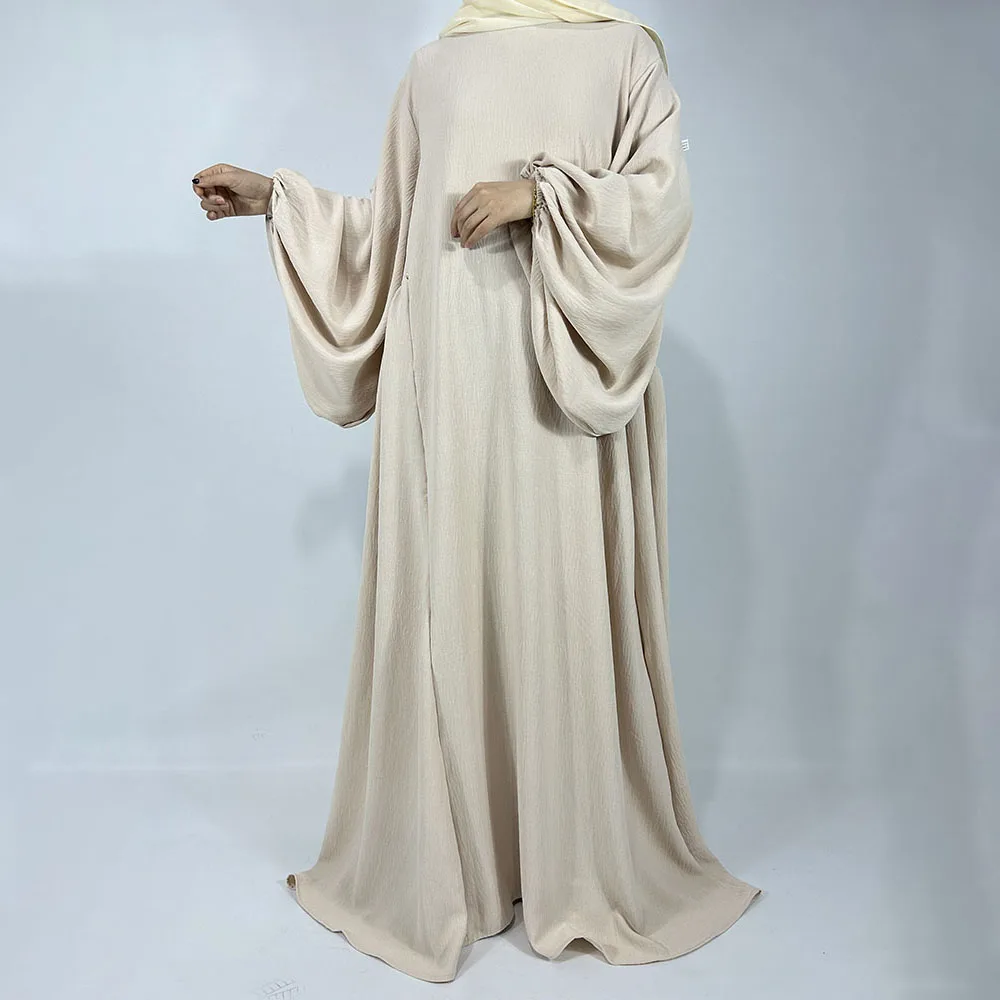 Abaya Jazz crêpe manches ballon