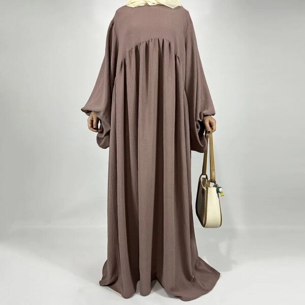 Abaya Jazz crêpe manches ballon – Image 3