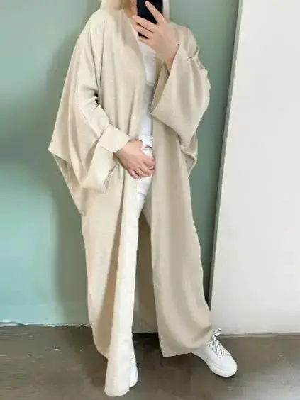 Kimono abricot clair