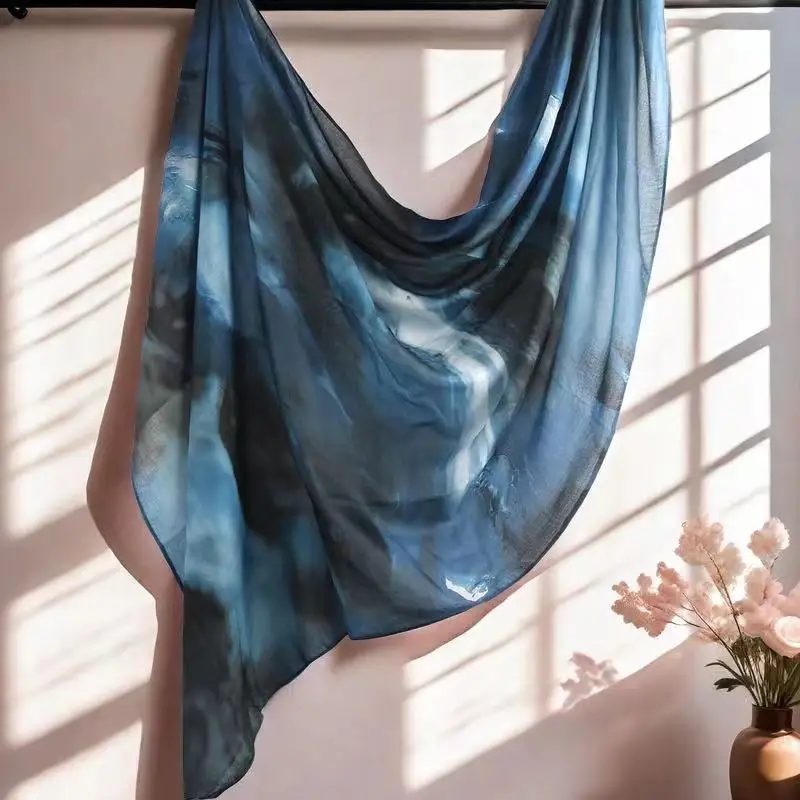 Hijab imprimé fleuri Modal léger doux coton