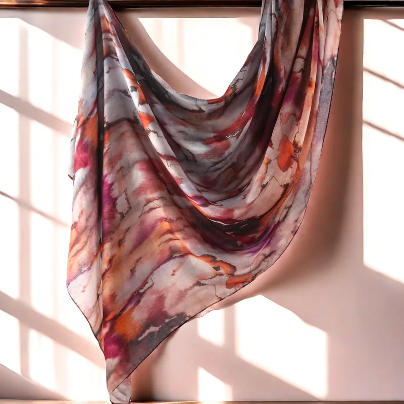 Hijab imprimé fleuri Modal léger doux coton