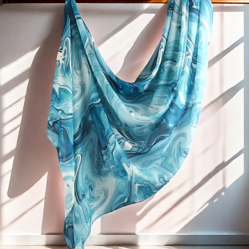 Hijab imprimé fleuri Modal léger doux coton