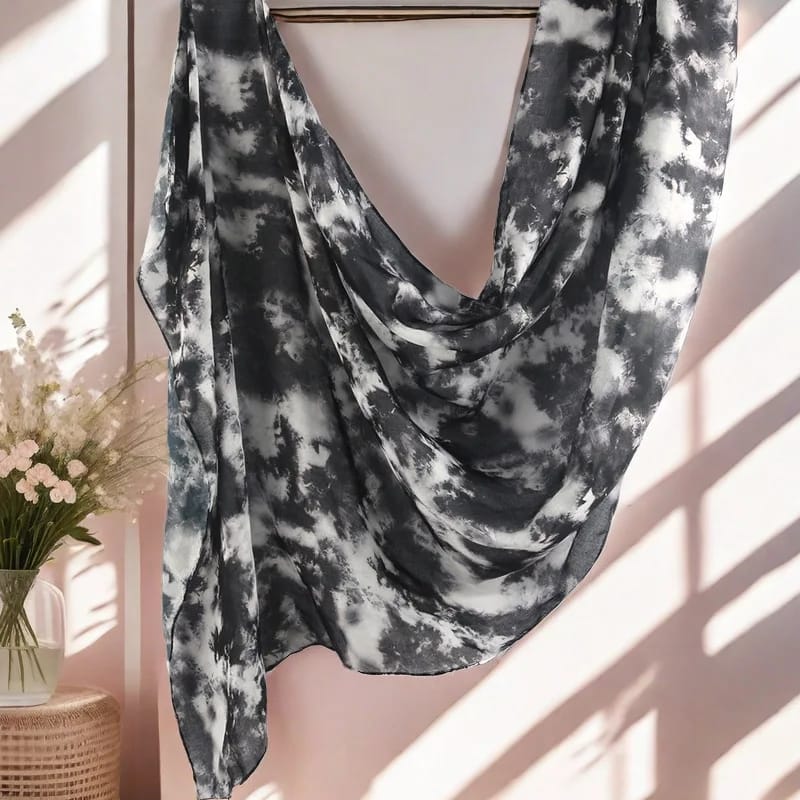 Hijab imprimé fleuri Modal léger doux coton