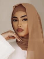 Ensemble 2 pièces en mousseline de soie, Hijab – Image 2