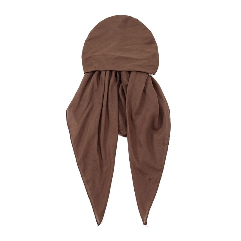 Hijab innovant long, coton, lin, doux, élastique pour femmes