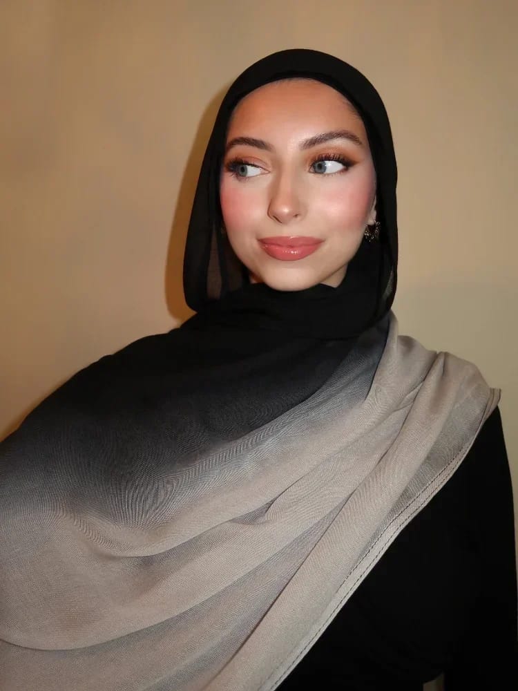 Modal Hijabs Premium dégradé en coton