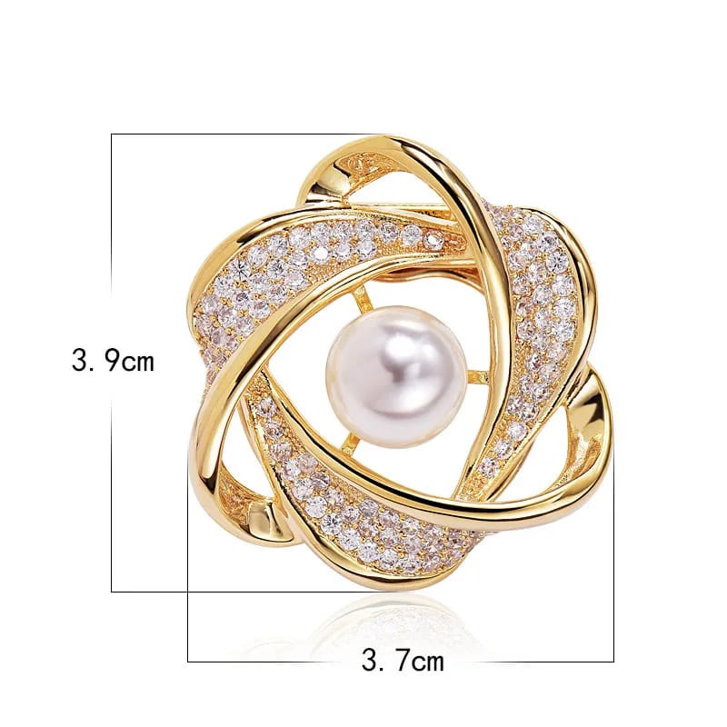 Clip, Écharpes Creuses, Broche, Accessoires Bijoux