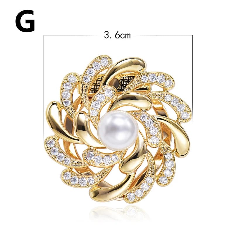 Clip, Écharpes Creuses, Broche, Accessoires Bijoux