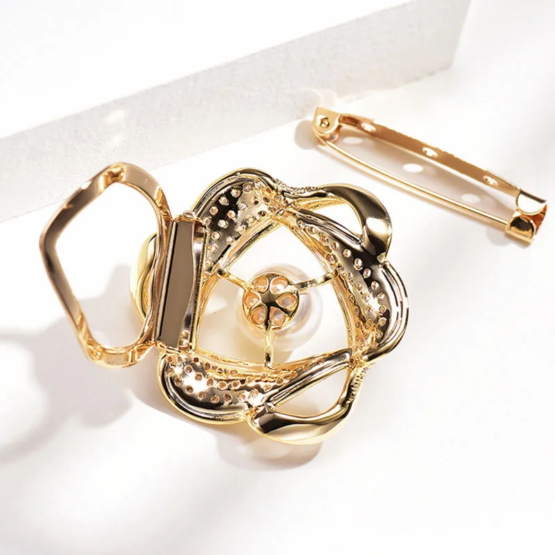 Clip, Écharpes Creuses, Broche, Accessoires Bijoux