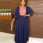 Robe Longue de Soirée en Mousseline de Soie, Grande Taille, 2025