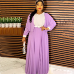 Robe Longue de Soirée en Mousseline de Soie, Grande Taille, 2025 – Image 2