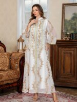 Ensemble deux pièces robe à paillettes pur élégant haut de gamme – Image 6