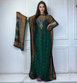 Robe style Boho, imprimé, kaftan, ample – Image 3