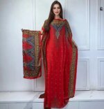 Robe style Boho, imprimé, kaftan, ample