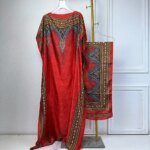 Robe style Boho, imprimé, kaftan, ample – Image 2