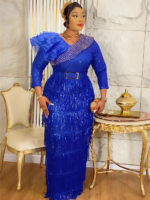 Robes de soirée pompon, paillettes, élégante – Image 2