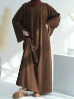 Abayas fermé velours côtelé – Image 11