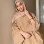 Abayas fermé velours côtelé
