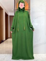 Abayas avec capuche manches chauve-souris – Image 6