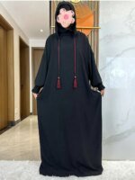 Abayas avec capuche manches chauve-souris – Image 3