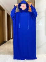 Abayas avec capuche manches chauve-souris