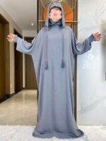 Abayas avec capuche manches chauve-souris – Image 4