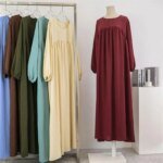 Robes Maxi amples manches longues