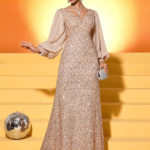 Robe de Soirée à Paillettes Brillante