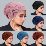 Hijab chapeau nœud papillon Turban