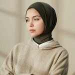 Hijab casquettes solide sous-écharpe – Image 2