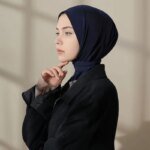 Hijab casquettes solide sous-écharpe – Image 5