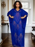 Robe en strass en manches chauve-souris – Image 3