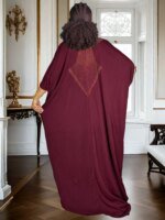 Robe en strass en manches chauve-souris – Image 5