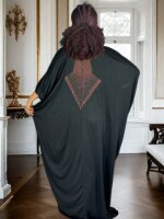 Robe en strass en manches chauve-souris – Image 6