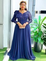 Robes à manches longues, à paillettes dubaï – Image 3