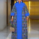 Robe bohème en col  v à manches longues ample longue – Image 2